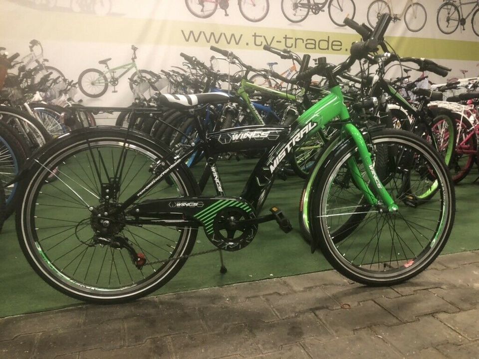 24 ZOLL Kinder Fahrrad Kinderfahrrad Cityfahrrad Citybike Mädchenfahrrad Bike 