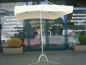 20 kg Fuß !!! NEU Marktschirm Marktstand Umbrella Schirm Messestand 2 x 2m inkl 