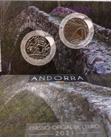 2x 1,25 Euro 2021 Andorra Kulturelles Erbe von Andorra Frankfurt am Main - Heddernheim Vorschau