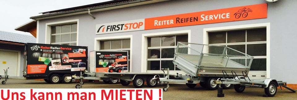 PKW Anhänger geschlossen Kasten mit Rampe 2500kg Tandem MIETEN !! in Oberviechtach