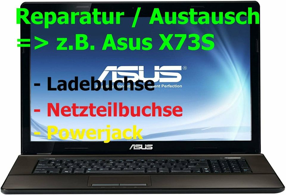 Notebook Strombuchse Reparatur ASUS K70AC LAPTOP 