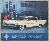 Lincoln Premiere Prospekt 1957 Katalog Werbung Sachsen - Limbach-Oberfrohna Vorschau