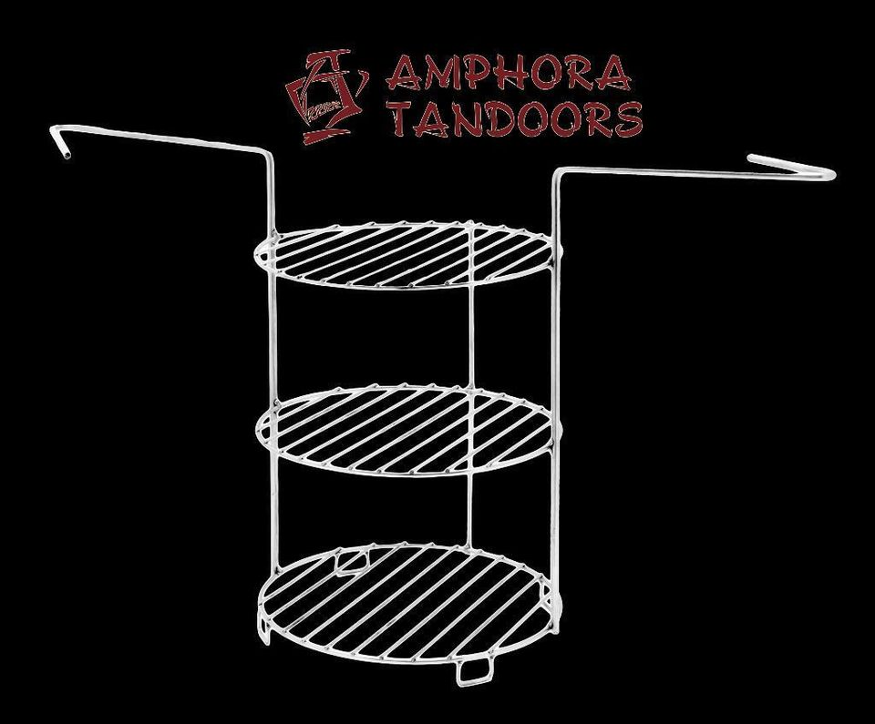 Amfora Tandoor Grill-Rost 3-lagig mittel 