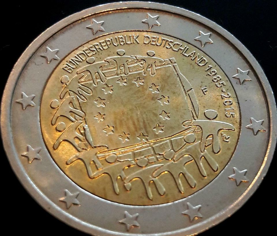 ■■Materialüberschuss ■■ 2 Euro Münze Deutschland 2015 F in Baden-Württemberg - Heilbronn