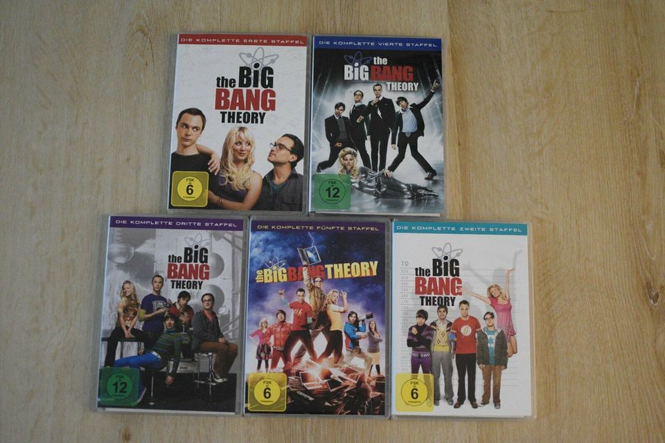 The Big Bang Theory DVD Sammlung Staffel 1-5 Sheldon in Tauberbischofsheim