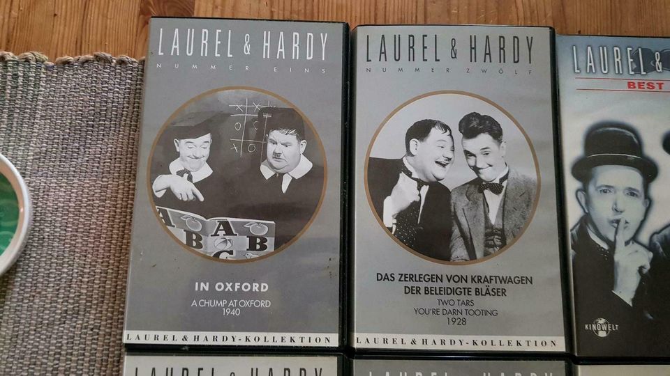 13 Laurel & Hardy, Dick & Doof- VHS-Sammlung in Sankt Goar