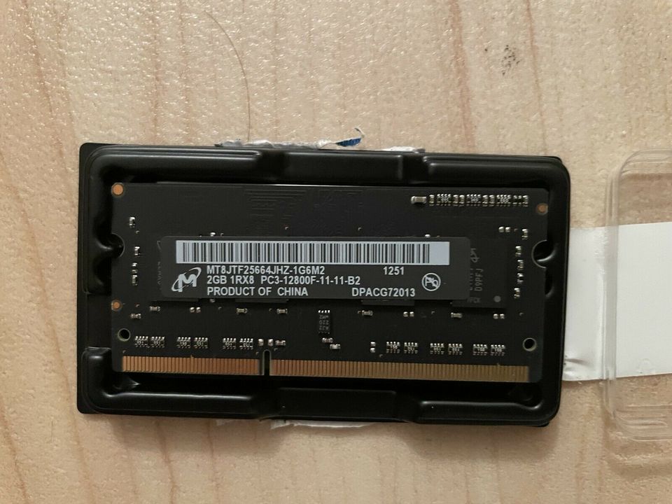 MICRON 2 x 2GB DDR3-1600 (MT8JTF25664JHZ-1G6M2) in Berlin - Mitte