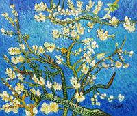 V.van Gogh-Äste mit Mandelblüten c98090 50x60cm Ölbild handgemalt Berlin - Treptow Vorschau
