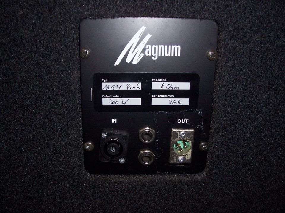 Magnum 18 " Subwoofer Bass Box M 118 von Musik Produktiv in Immenstadt