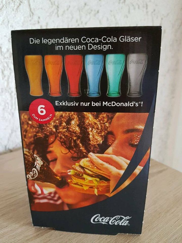 Mc Donald's Coca Cola Glas Schwarz 2018 in Dorsten