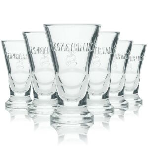 6x Frangelico Likör Glas Shotglas Neu 2cl OVP Schnaps Kurze Stamper Gläser Bar 
