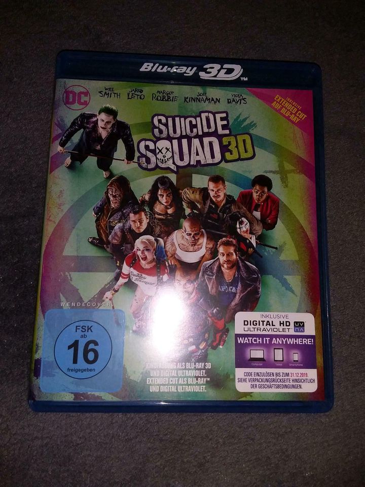 Suicide Squad 3D blu-ray Extended Cut auch 2D Version in Nordrhein-Westfalen - Castrop-Rauxel