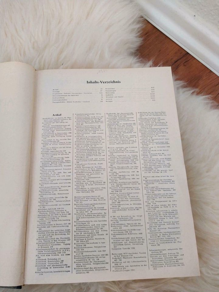 99. Jahrgang 1959  Apotheker Zeitung XL Buch in Leipzig