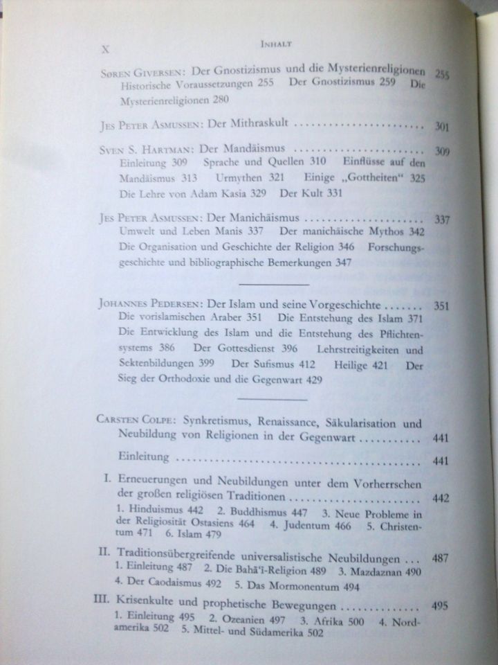 Handbuch Religions-geschichte Theologie Mysterien Islam Gnosis in Albstadt