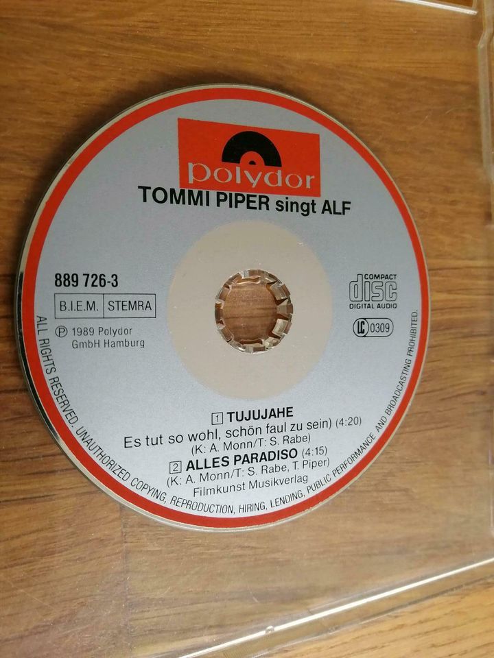Timmi Pieper singt ALF, Original, Mini CD, POLYDOR, in Köln