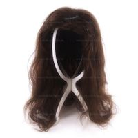 Haarteil, Haarnetz, Haarintegration für Damen, 45 cm, dunkelbraun Hannover - Ricklingen Vorschau