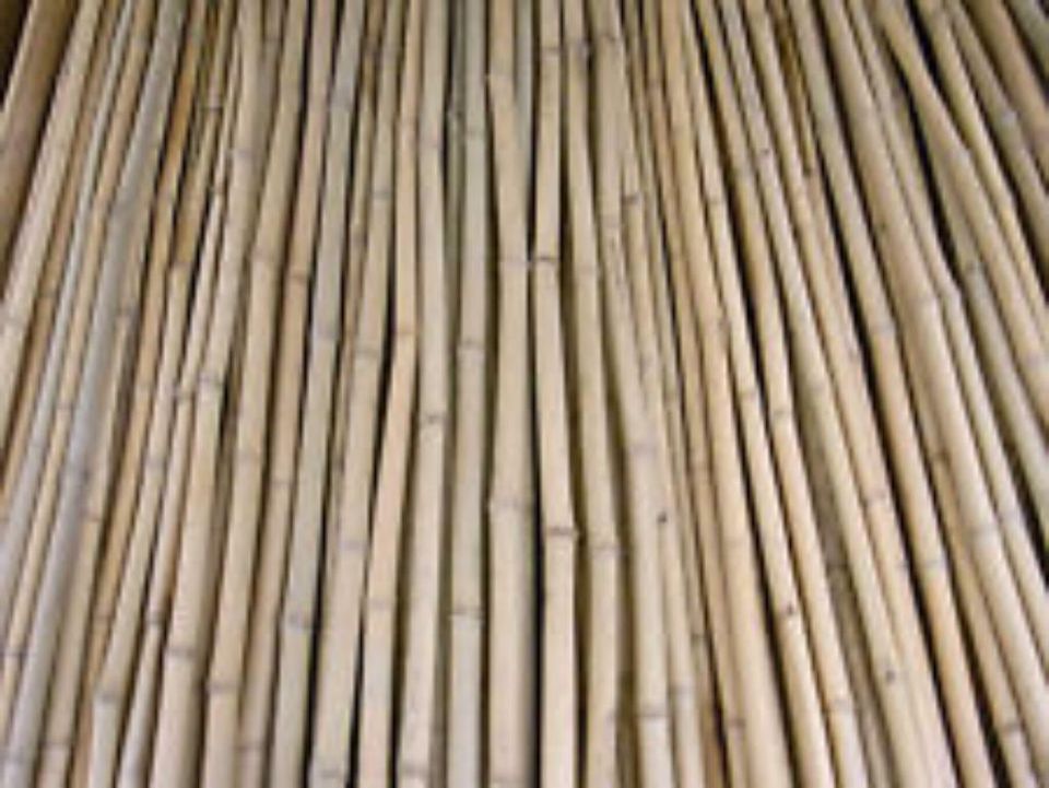 natürlich 20 Stück JVL Bambusstäbe 122 cm braun Bambus 