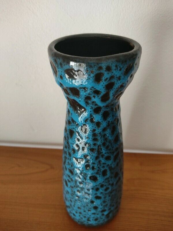Vintage Lava Vase Keramik 60er 70er Jahre in Hessen - Groß-Gerau