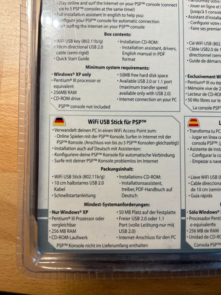 Foto Inclinarse Infectar Thrustmaster WIFI USB KEY FOR PSP in Niedersachsen - Hollenstedt | Weiteres  PC Zubehör gebraucht kaufen | eBay Kleinanzeigen