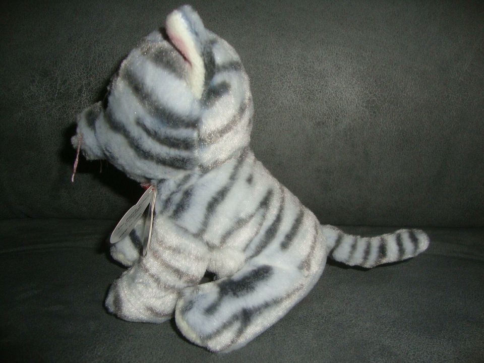 TY Millie Katze grau 15cm Spielzeug Kinder Stofftier Kuscheltier 