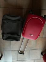 2 gebrauchte Koffer : Hartschale rot, Leder schwarz Bayern - Essenbach Vorschau