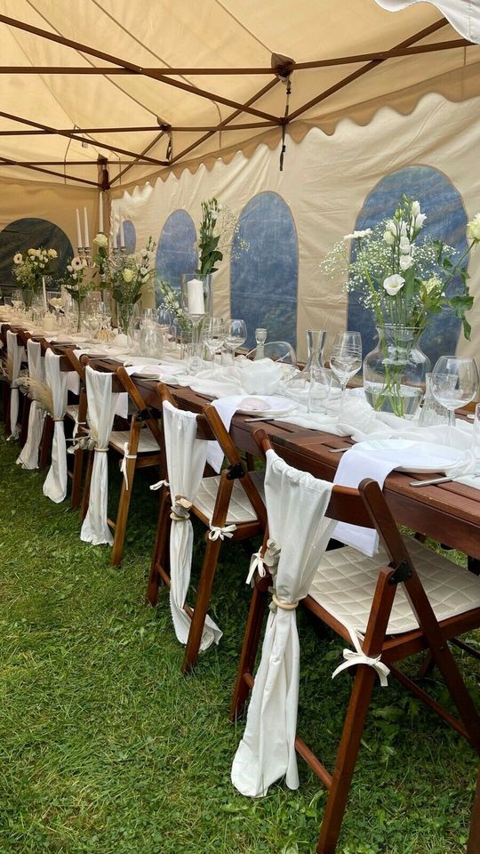 Tische, Stühle, Verleih, Mieten, Hochzeit, Party in Oberhausen