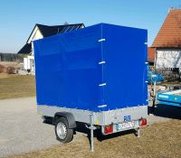 Vermiete 750 kg Anhänger Hänger Hochplane  Umzug Transport Möbel Bayern - Moosbach b. Vohenstrauß Vorschau