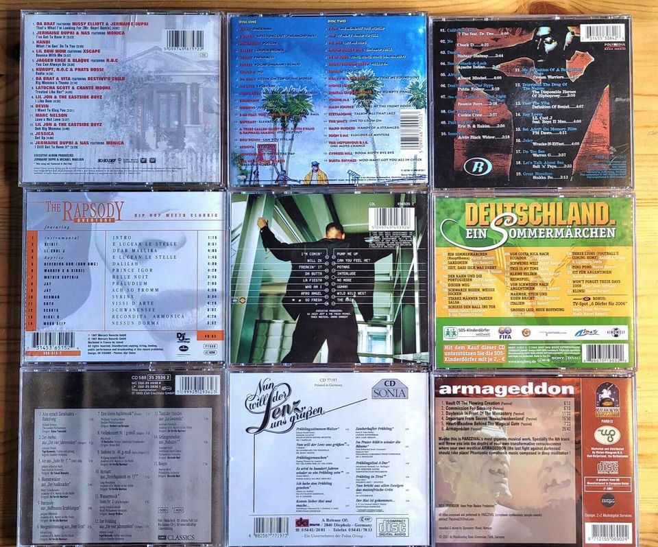 CD-Sammlung: Charts Hip Hop Trance Dance Klassik Chill | 46 CDs in Gummersbach