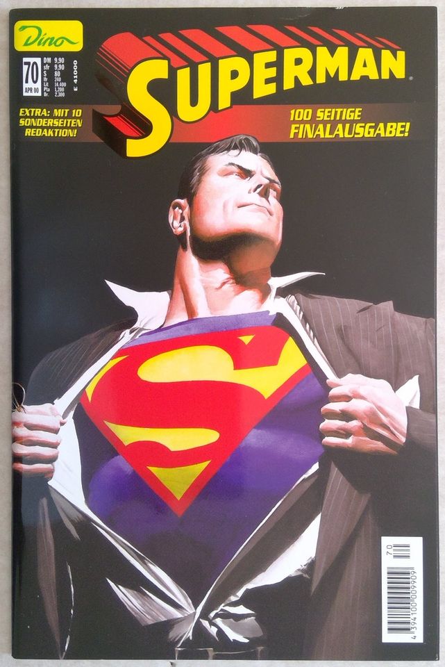 SUPERMAN Leerschuber - DINO Verlag OVP Heft # 24 TIME-WARP # 2 