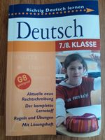 NEU!! Deutsch-Nachhilfe-Übungsbuch mit Lösungsteil 7./8. Klasse Thüringen - Bad Köstritz   Vorschau