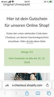 Gutschein Onlineshop „original unverpackt“ wert 5€ Brandenburg - Schöneiche bei Berlin Vorschau