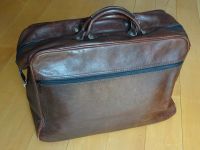 Reisetasche aus echtem Leder braun - Weekender Bayern - Teugn Vorschau