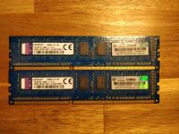 4GB DDR3-1600 RAM Arbeitsspeicher 2x 2GB Kingston PC3-12800 Bayern - Augsburg Vorschau
