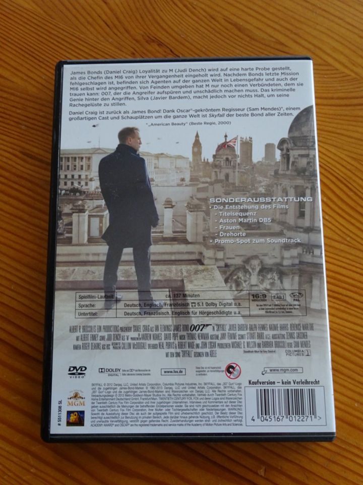 DVD, James Bond - 007 - Skyfall (Daniel Craig) in Neumarkt in der Oberpfalz