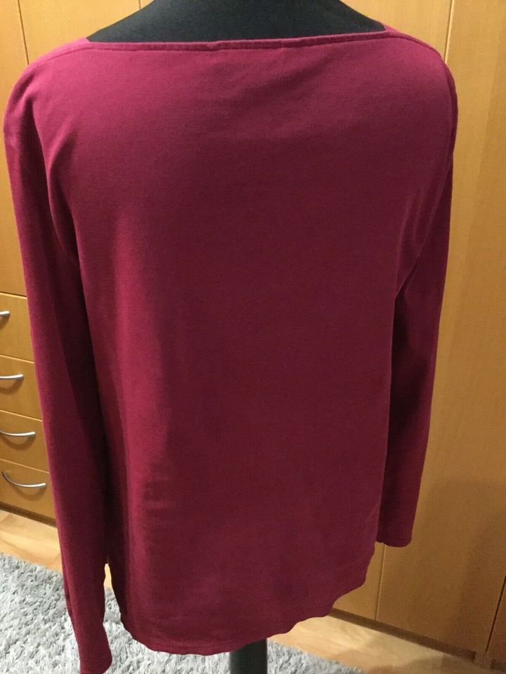 Ralph Lauren Shirt, langer Arm, weinrot in Niedersachsen - Langenhagen