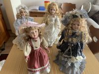 Vintage  Sammlerpuppen Porzellanpuppen langhaar Puppe Hessen - Darmstadt Vorschau