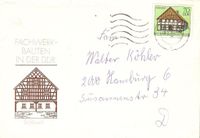 Brief mit DDR 2628 Fachwerkbauten Giebellaubenhaus in Lüdersdorf Nordrhein-Westfalen - Kamen Vorschau