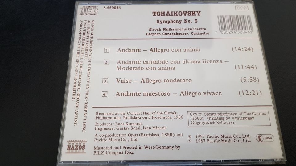 Tchaikovsky , Slovak Philharmonic , Stephen Gunzenhauser – Sympho in Berlin