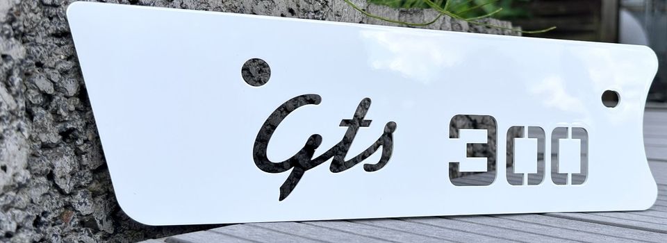 Piaggio Vespa GTS-GTV Auspuffblende-Edelstahl in Mülheim (Ruhr)