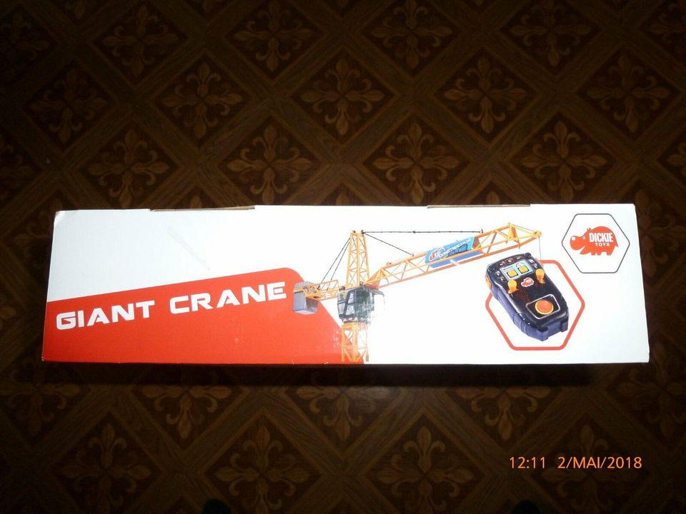 Dickie Giant Crane 100 cm groß, Kabelgesteuert Neu & OVP in Kreuzwertheim