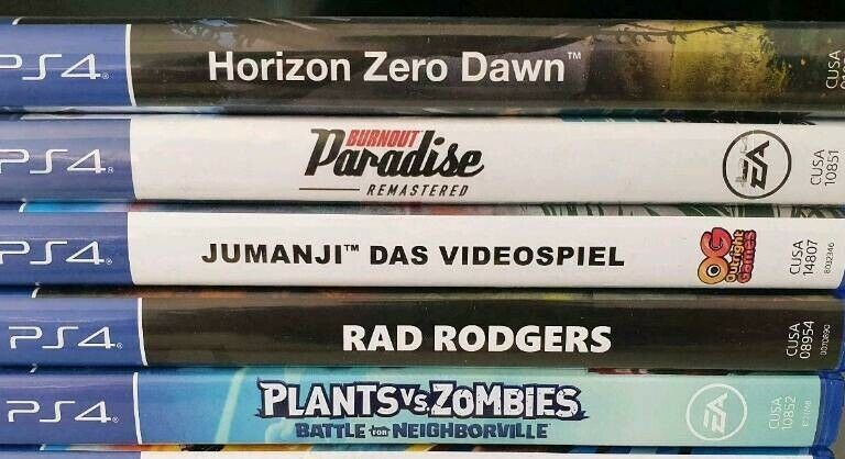 PS4 Spiele - Horizon Zero Dawn - Plants vs. Zombies - Rad Rogers in Baden-Württemberg - Kenzingen
