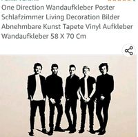 One Direction Wandaufkkeber Niedersachsen - Heeßen Vorschau
