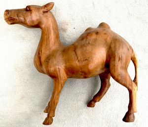 Schönes Kamel Dromedar Holz Tier Figur Kinder Spielzeug KTier10 