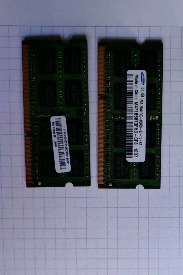 Samsung 2x 2GB DDR3 RAM in Lengede