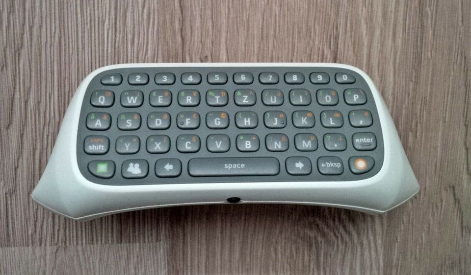 XBOX 360 Chatpad für XBOX Controller Tastatur Weiss Microsoft in Wuppertal