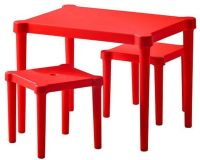 Tisch Ikea Utta Rot Kinder Tisch mit 2 Hocker 58x42x44 cm top Pre Dortmund - Lütgendortmund Vorschau
