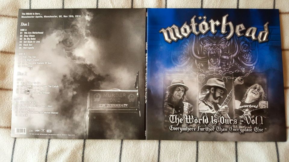 Motörhead The World Is Ours 4 LP Box Set MotorBag Version Rarität in Quakenbrück