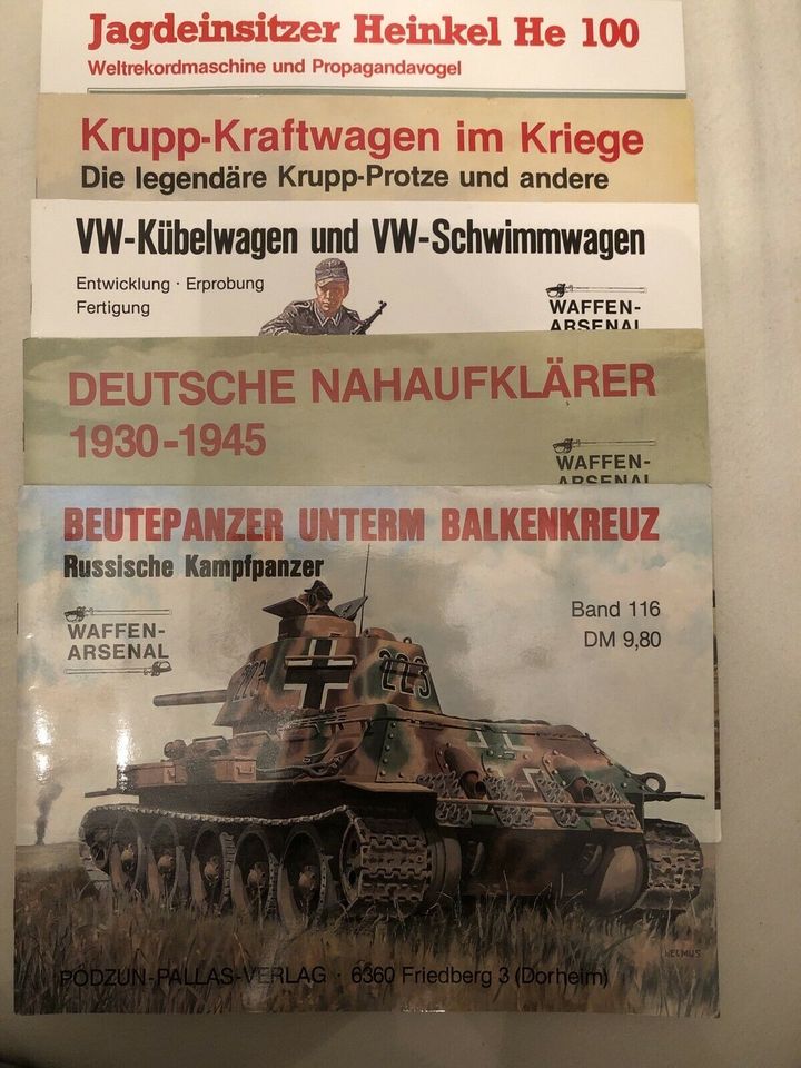 5 Hefte Militärfahrzeuge in München
