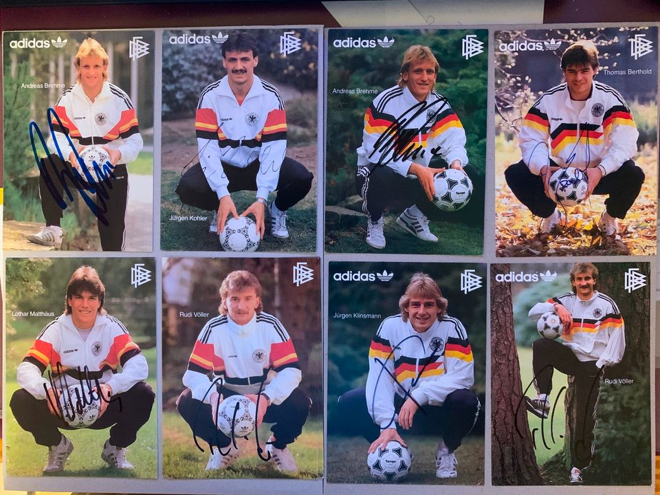 Jürgen Kohler Autogrammkarte DFB Weltmeister 1990  Original Signiert 