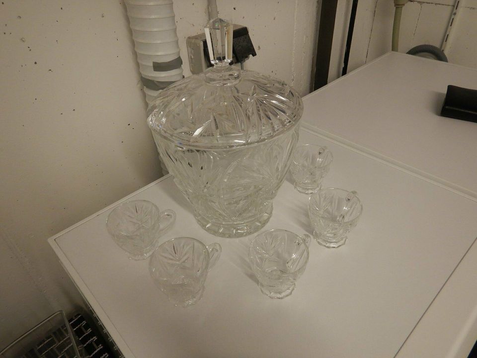 Bowle Set inkl. 6 Gläser in Nordrhein-Westfalen - Dinslaken